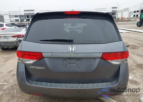 2014 Honda Odyssey Ex-L из США, поврежденный, VIN 5FNRL5H60EB084169